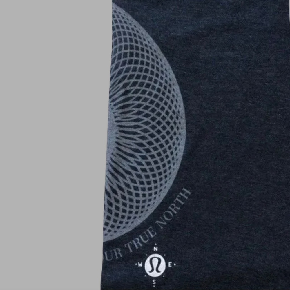 Lululemon Nook Tank Wanderlust Size 8 Heathered Black NWT Grey Yoga Top RARE - Picture 5 of 12